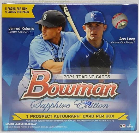 2021 Bowman Sapphire Edition Baseball Cards Mega packs