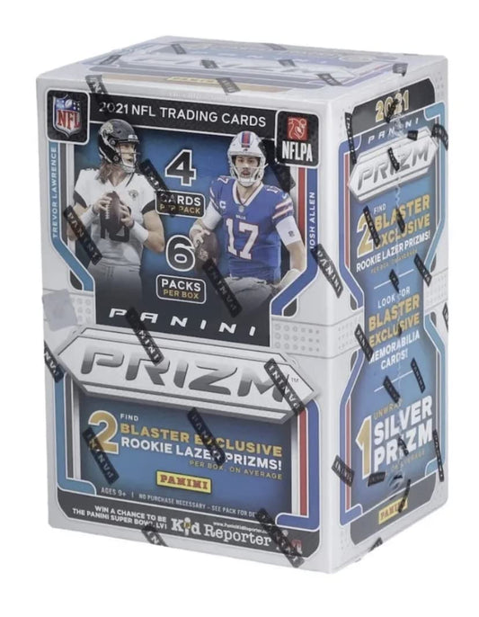 2021 Panini Prizm Football Blaster Box (Disco Prizms)