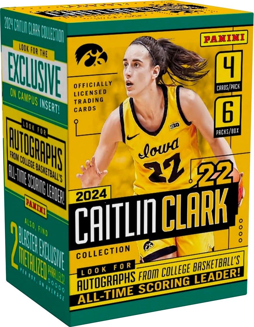 2024 Panini Caitlin Clark Collection Basketball Trading Cards Blaster Box