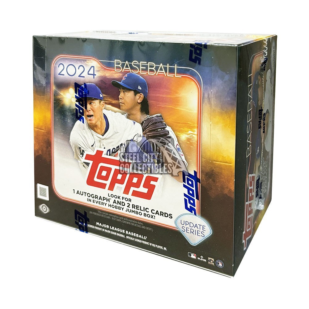 2024 Topps Update Series Baseball Factory Sealed Jumbo Box