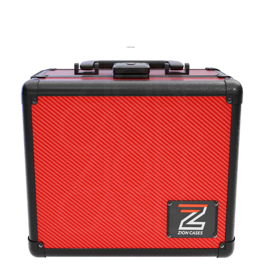 Zion Case Slab Case 2 Row Carbon Fiber Red