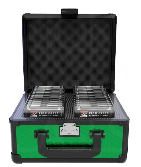 Zion Case Slab Case 2 Row Cubed Green