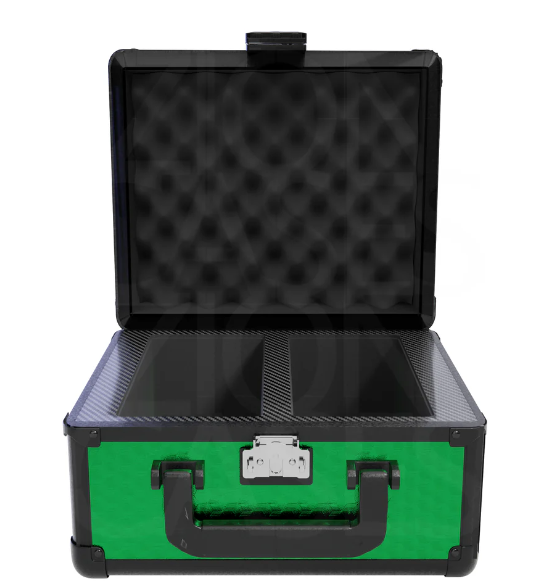 Zion Case Slab Case 2 Row Cubed Green