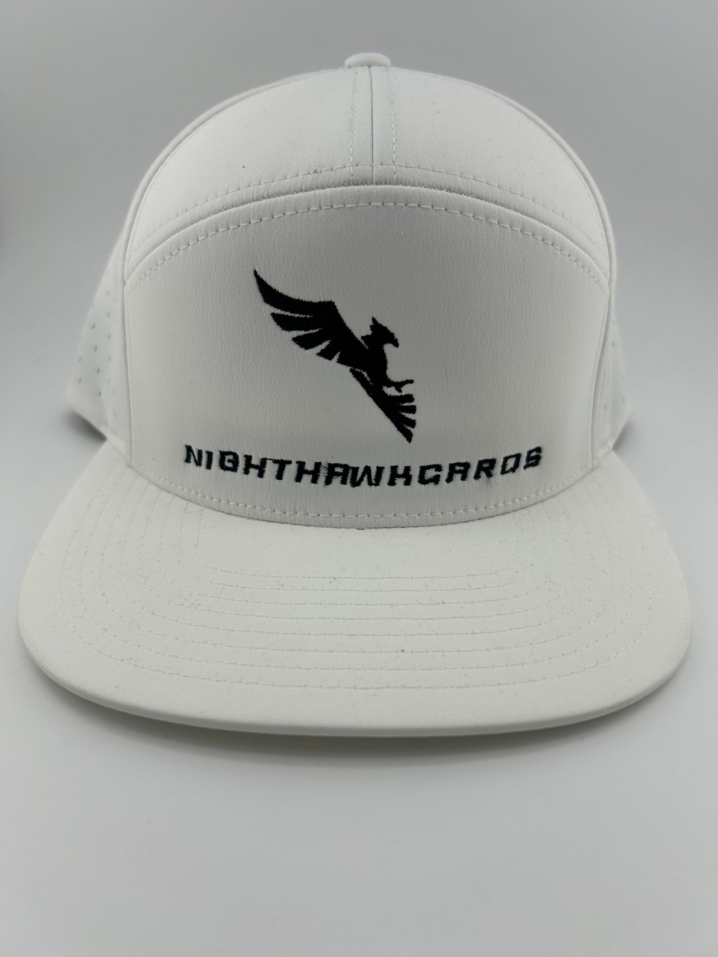 Nighthawk Cards White Hat Black Logo