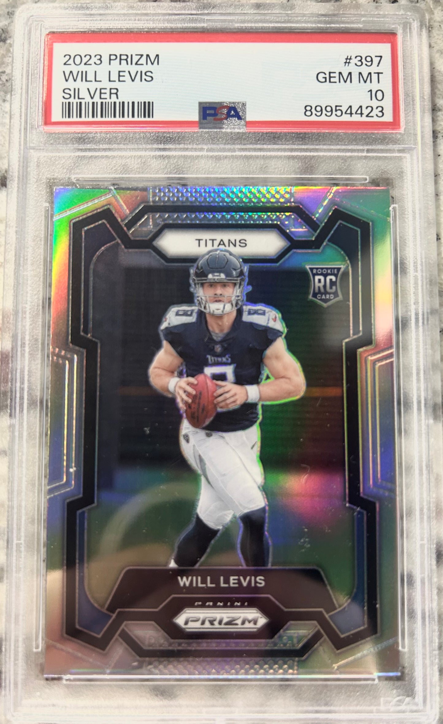 PSA 10 2023 Will Levis Silver Rookie