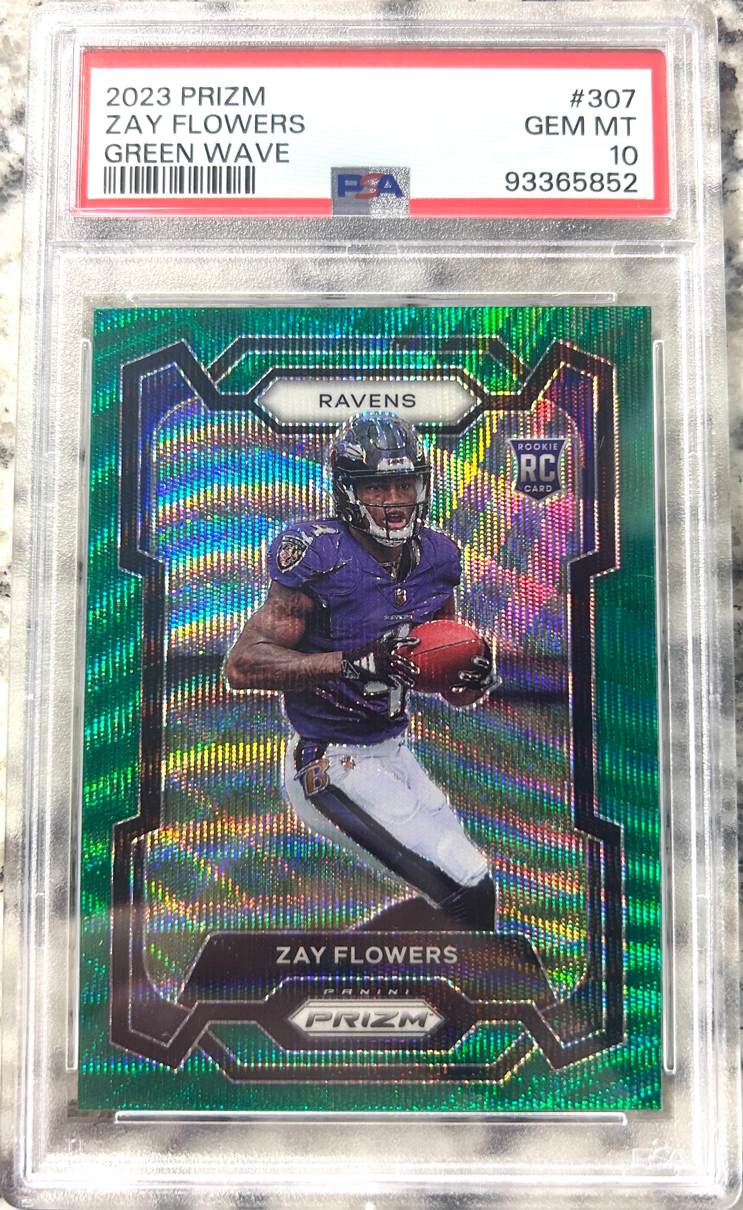 PSA 10 2023 Zay Flowers Green Wave