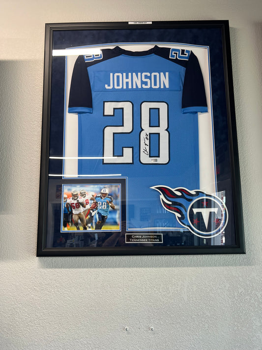 Chris Johnson Signed Jersey TRI STAR COA