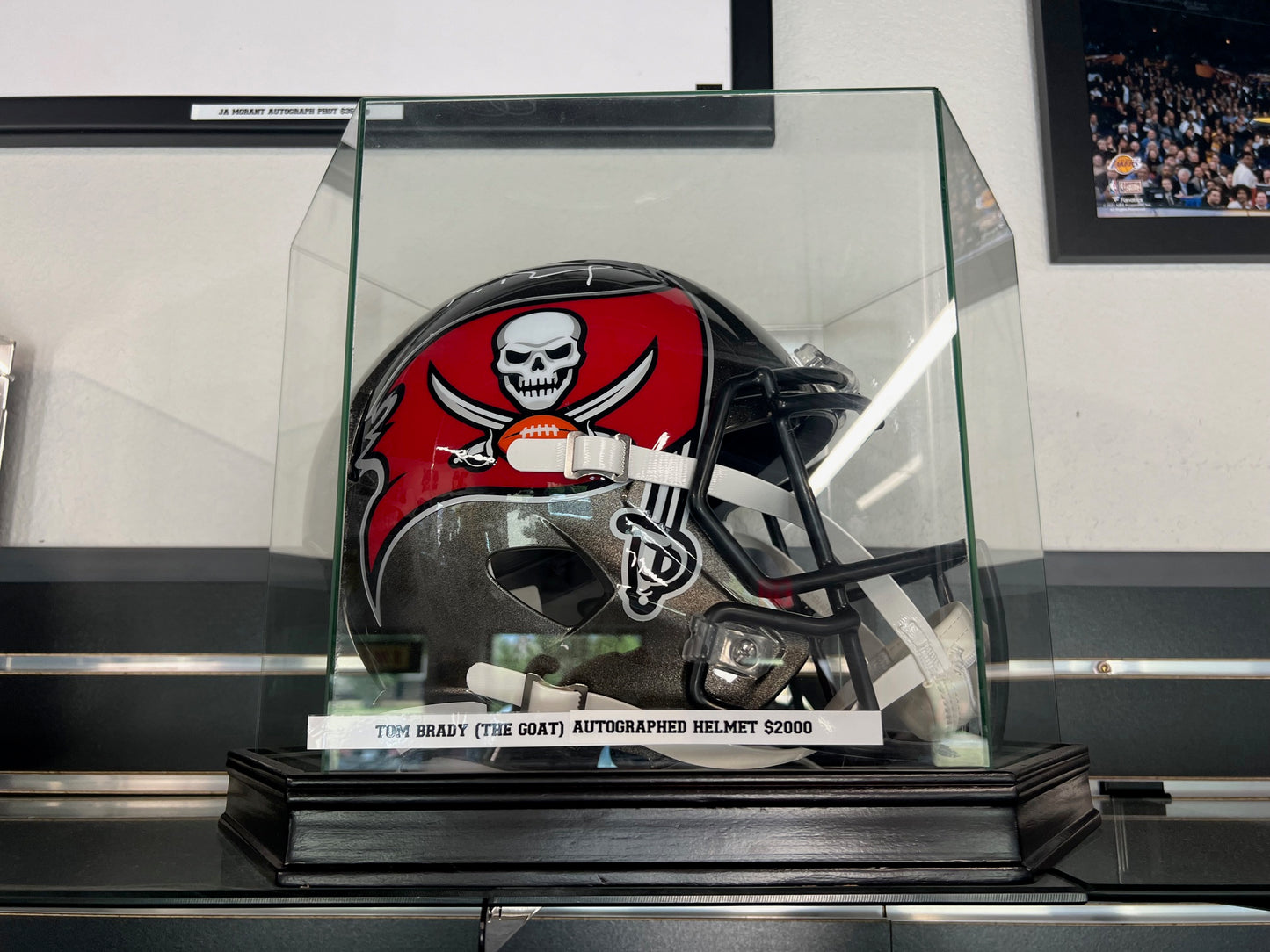 Tom Brady Buccaneers Helmet Fanatics COA