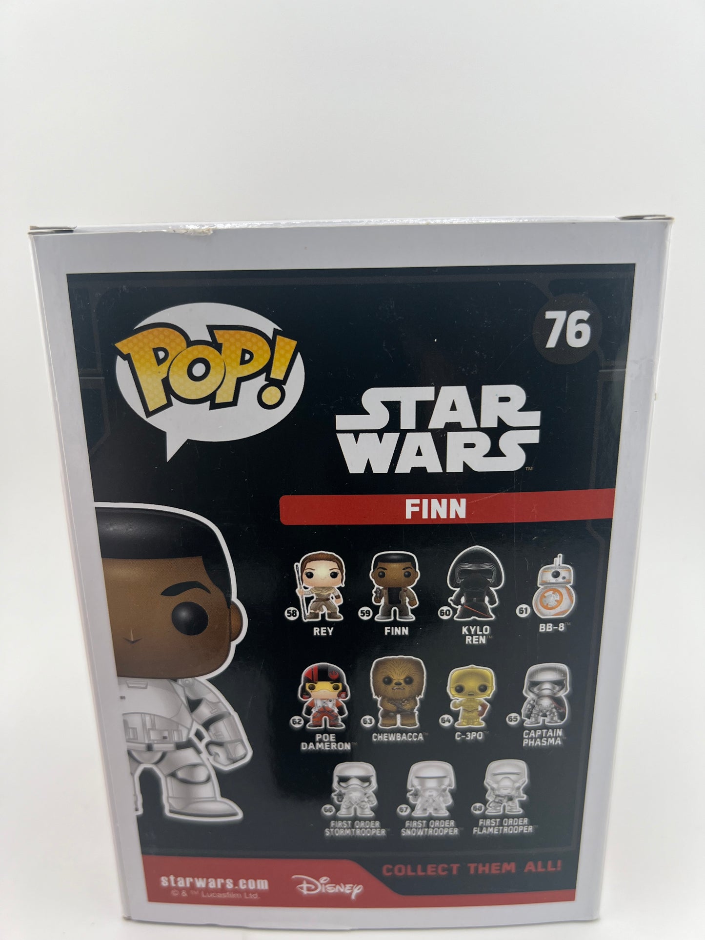 Star Wars Finn Stormtrooper Funko Pop #76