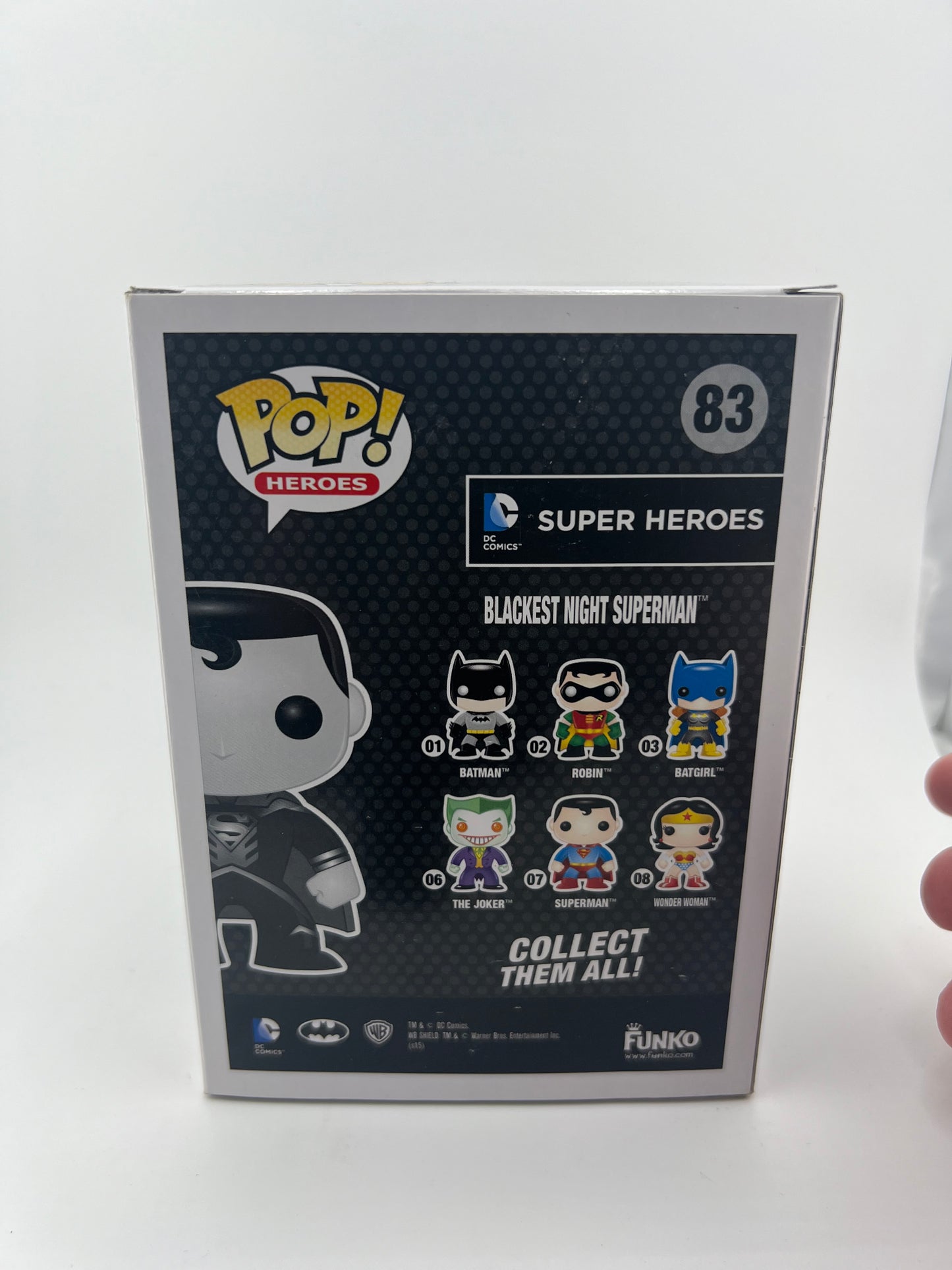 DC: Blackest Night Superman Funko Pop #83