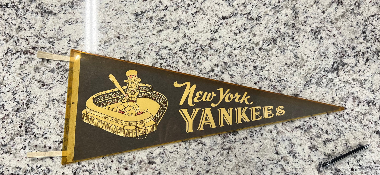 Uncle Sam 1950's New York Yankees Felt Pennant