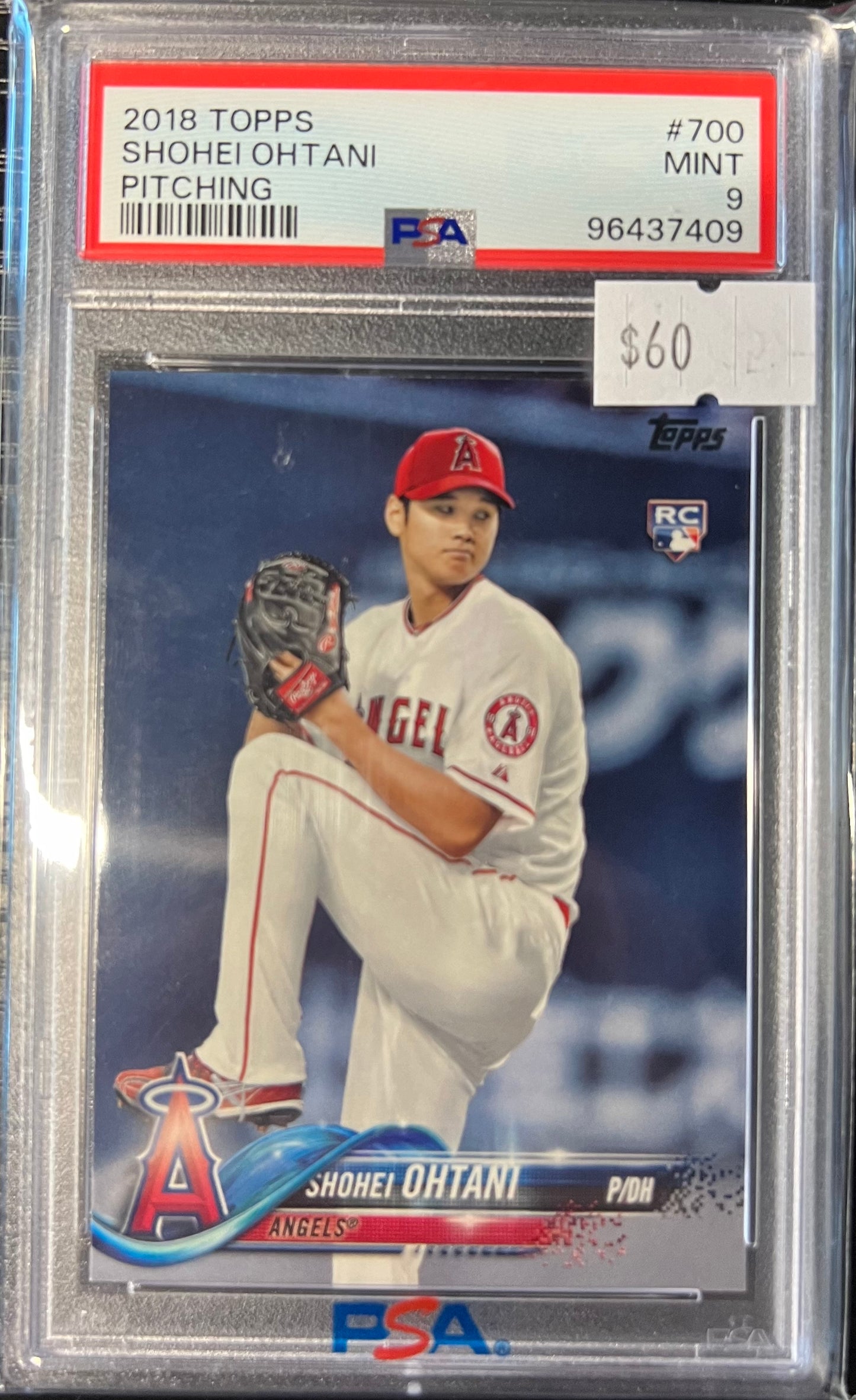 PSA 9 Shohei Ohtani 2018 TOPPS #700 Pitching