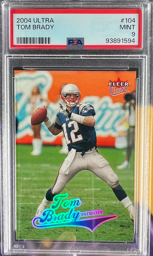 PSA 9 Tom Brady Ultra 2004