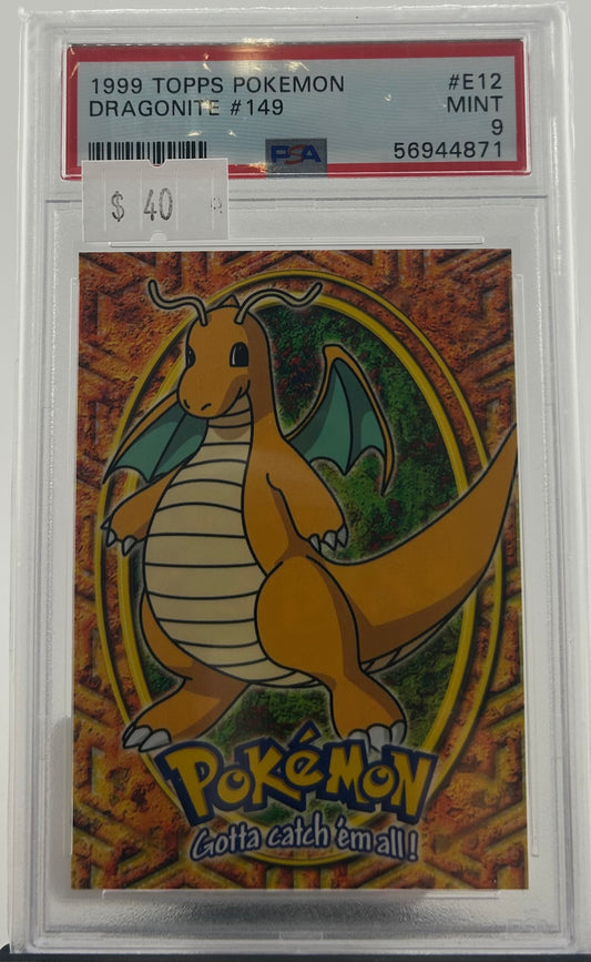 PSA 9 DRAGONITE TOPPS POKEMON