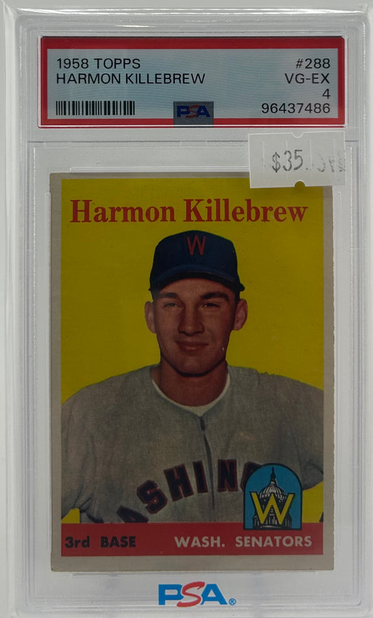 PSA 4 1958 TOPPS Harmon Killebrew