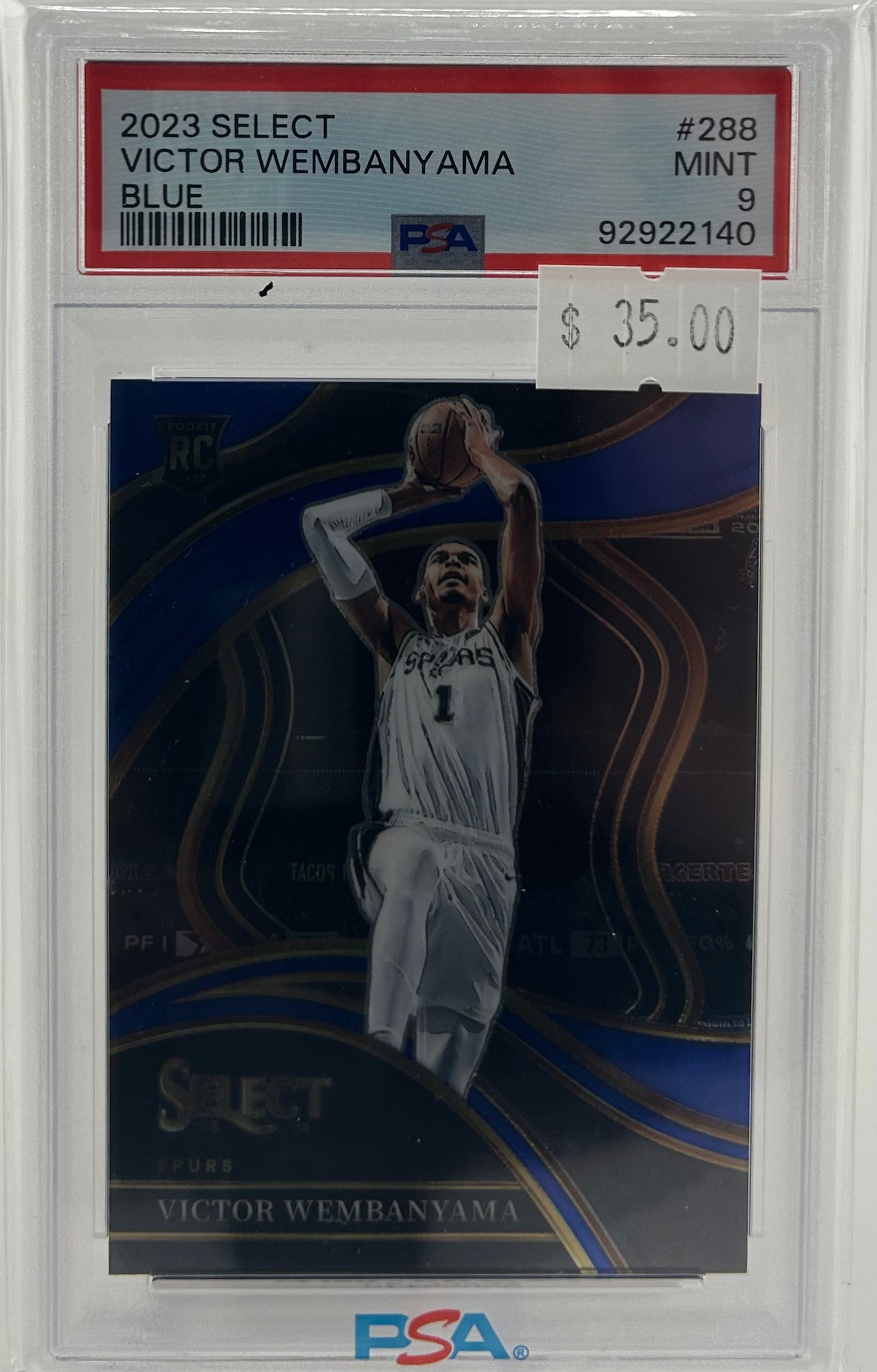 PSA 9 2023 Victor Wembanyama Blue