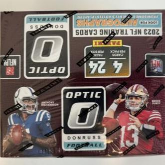 2023 Panini Donruss Optic NFL Factory Sealed Retail Box Football (Star parallels)