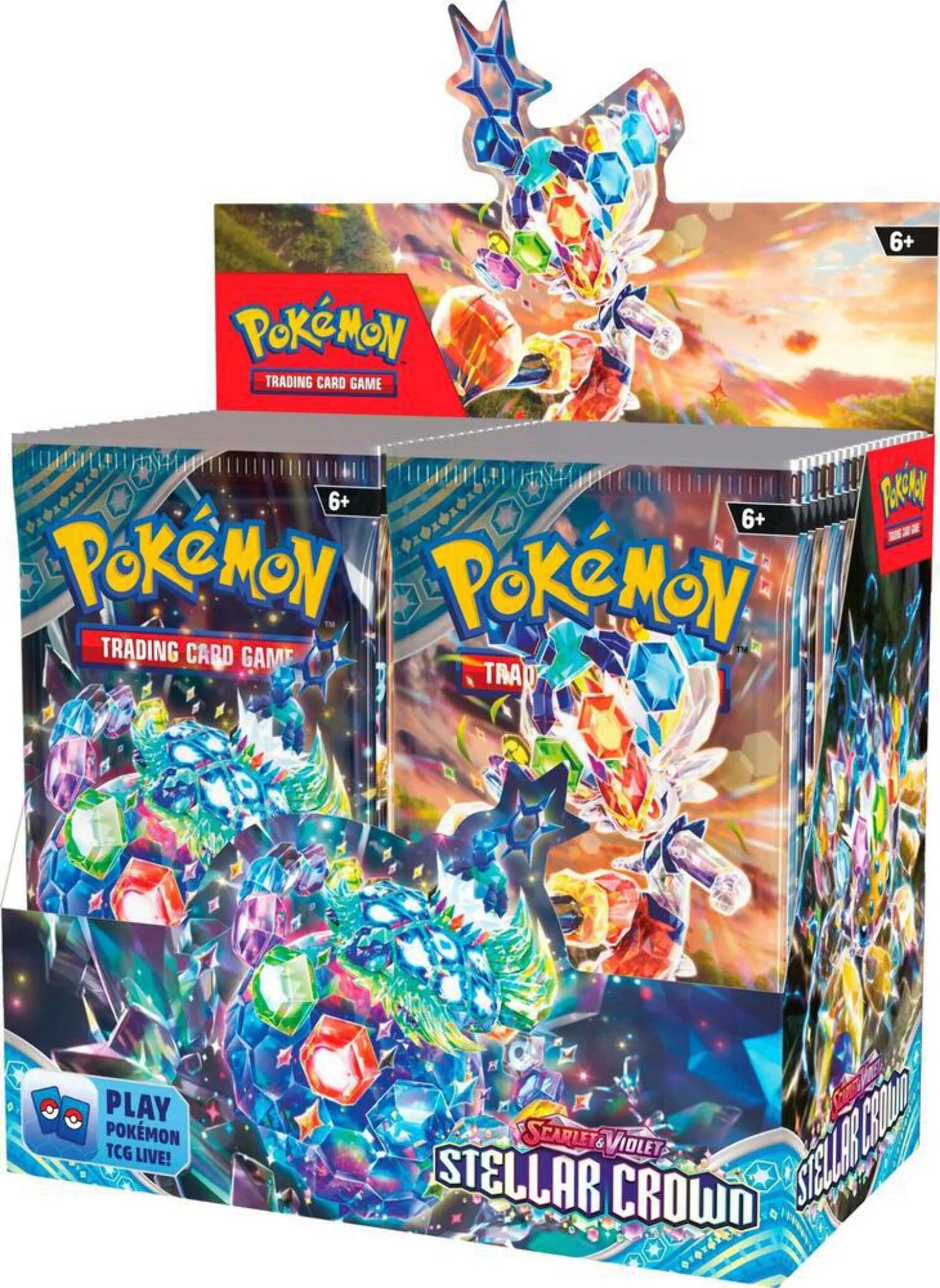 Pokemon Trading Card Game: Scarlet and Violet Stellar Crown Booster Box 36 Count