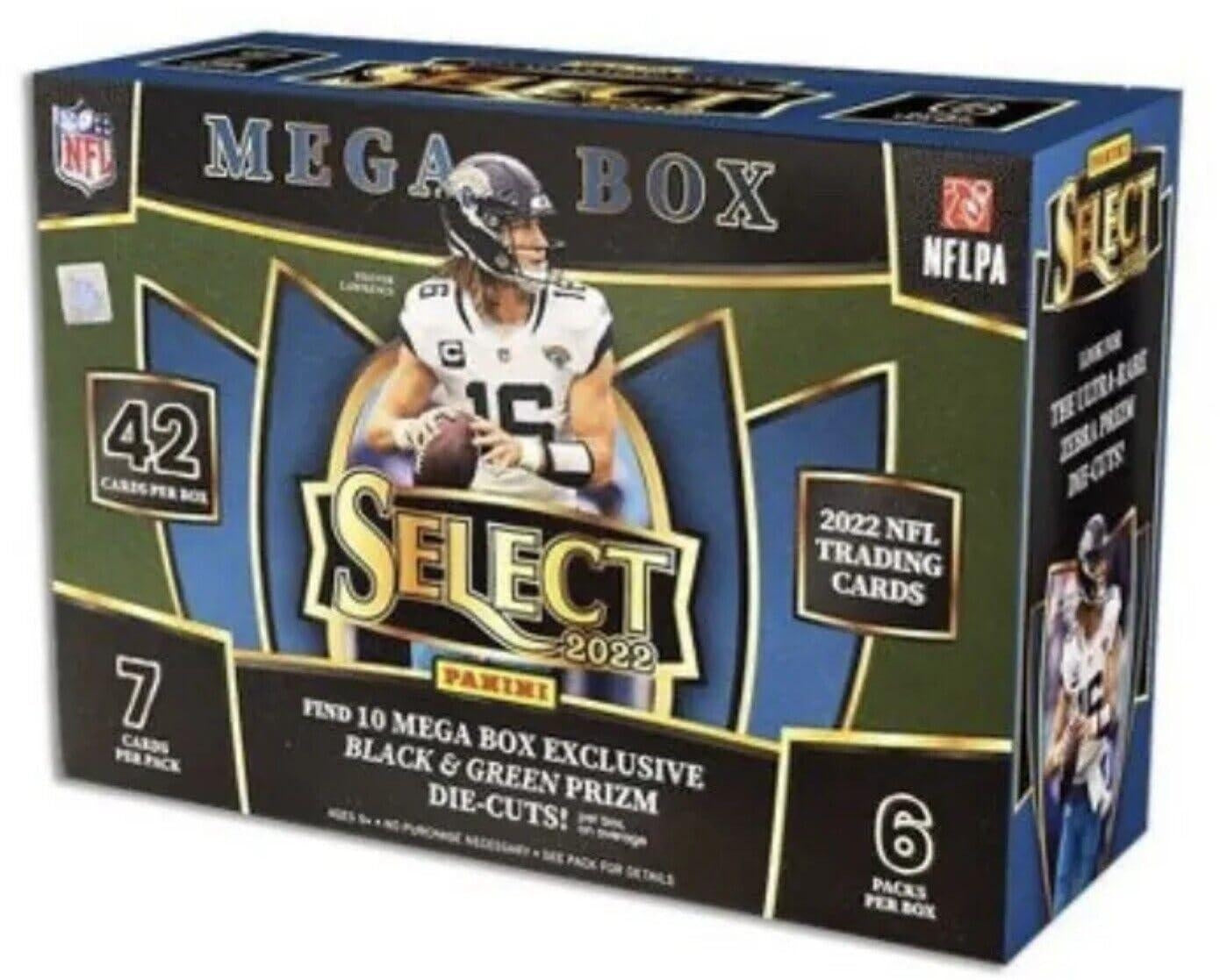 2022 Panini Select Football Trading Card Mega Box