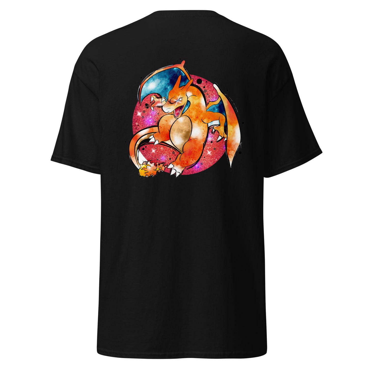 Charizard Art Water Paint Style classic tee