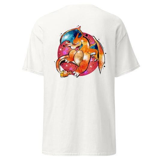 Charizard Art Water Paint Style classic tee