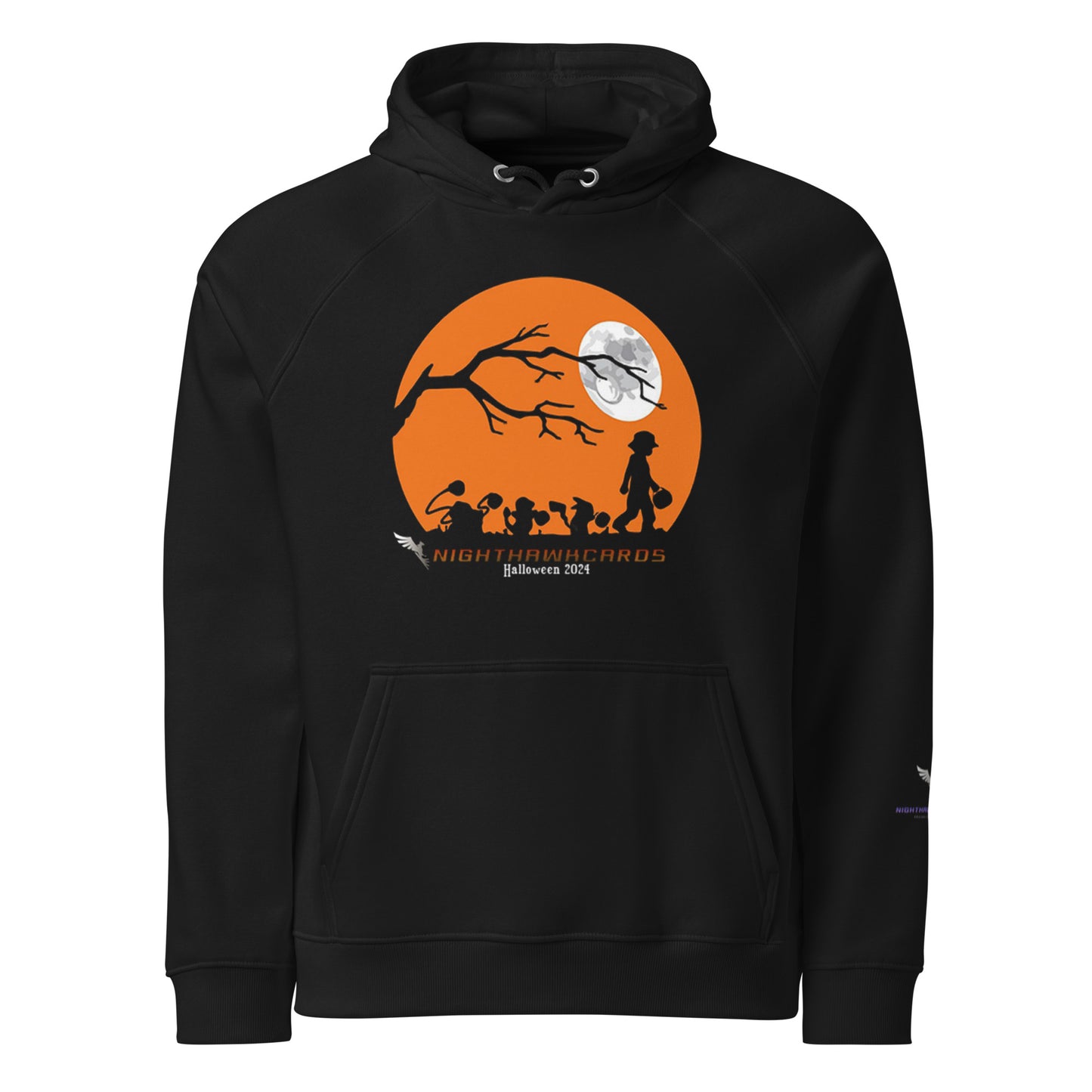 Nighthawk Halloween 2024 eco raglan hoodie