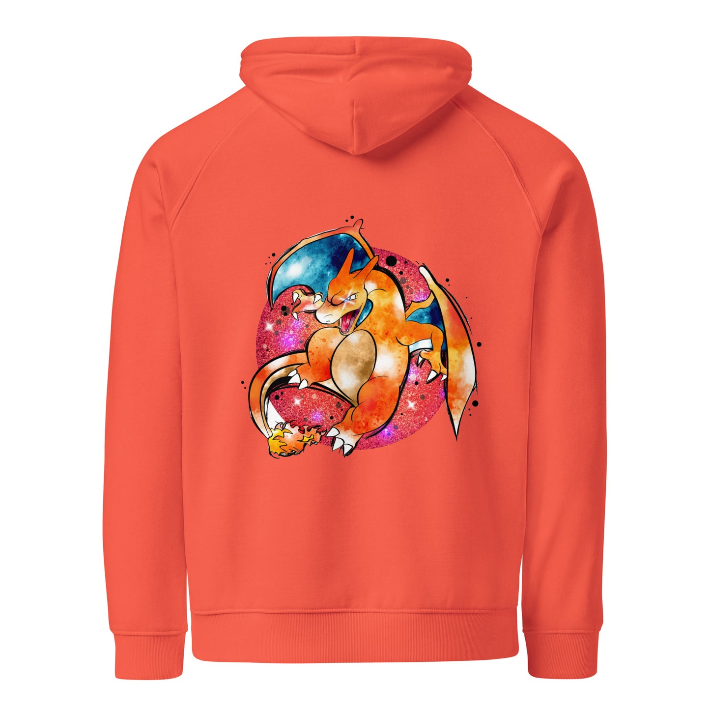 Charizard & Eeveelution eco raglan hoodie