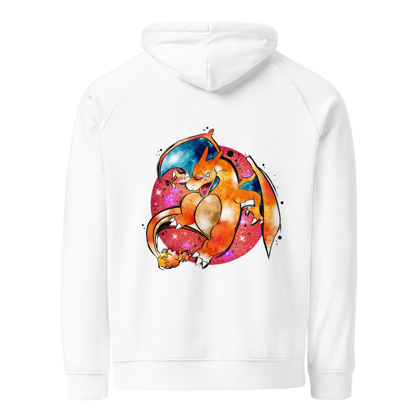 Charizard & Eeveelution eco raglan hoodie