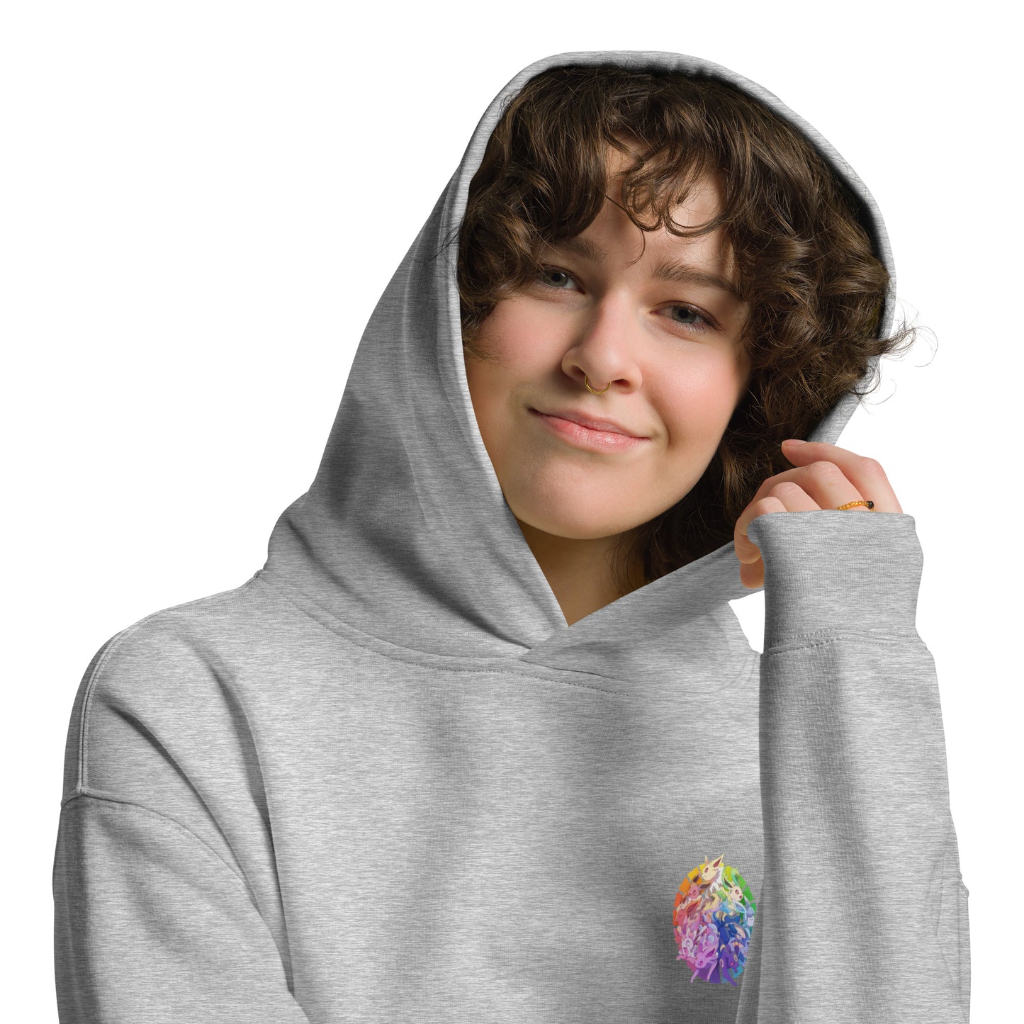 Eevee Evolution Wheel oversized hoodie