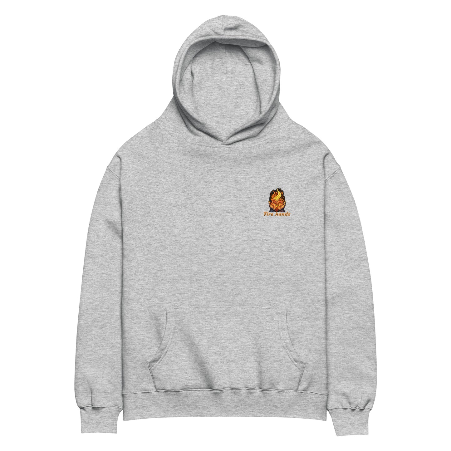 Fire Hands oversized hoodie