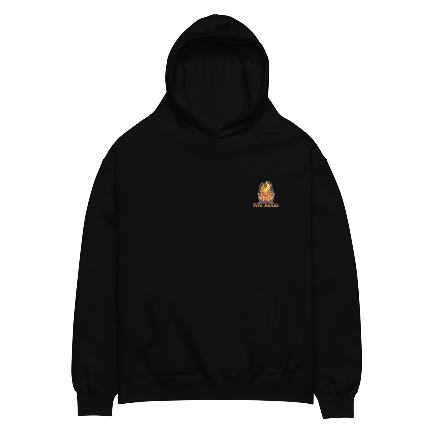 Fire Hands oversized hoodie