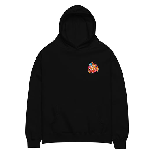 Charizard water paint oversized hoodie