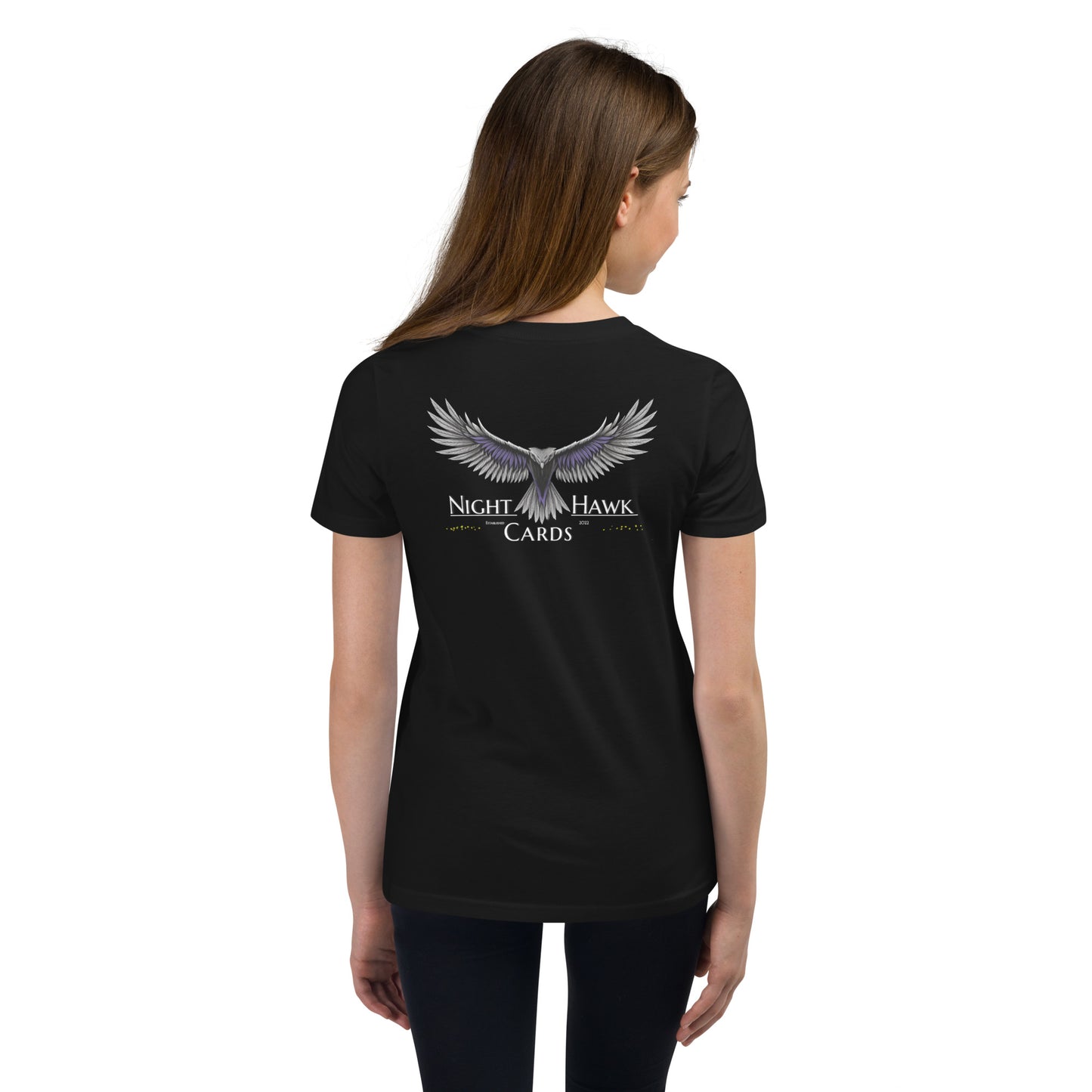 Nighthawk Cards Halloween Youth Short Sleeve T-Shirt